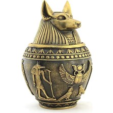 Keyfim Shop Antik Mısır Tanrısı Anubis Kapaklı Kutu