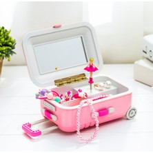 Keyfim Shop Bavul Tasarımlı Balerinli Müzik ve Takı Kutusu