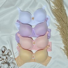 sipariskusu Kadın Balenli Dolgulu 4'lü Sütyen Takımı