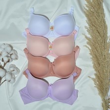 sipariskusu Kadın Balenli Dolgulu 4'lü Sütyen Takımı