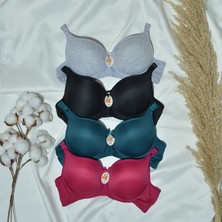 sipariskusu Kadın Balenli Dolgulu 4'lü Sütyen Takımı