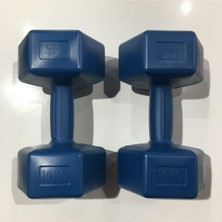 Azim Spor Malzemeleri Yanaşık Spor 2X10 kg Plastik Dambıl 10KG