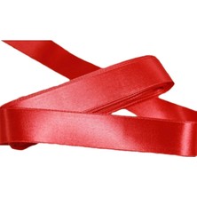 Hayalperest Boncuk Kırmızı Saten Kurdela 3cm 10MT