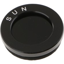 Yesper 1.25 Inç Astronomi Teleskop Lens Optik Renk Filtre Cam Güneş Ay Filtresi Siyah (Yurt Dışından)