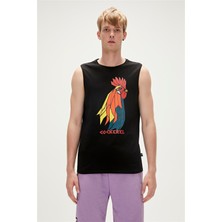 Bad Bear Cockerel Tank-Top Siyah