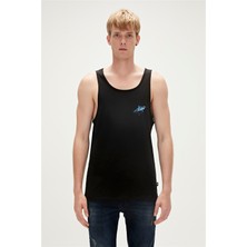 Bad Bear Siyah Shark Tank-Top Erkekler İçin Rahat Kumaşlı Şık Tasarım M Beden