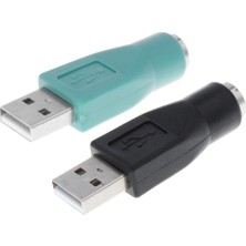 Perfect Ps/2 Dişi - USB Erkek Adaptör Dönüştürücü 2 Parça  (Yurt Dışından)