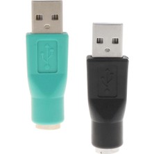 Perfect Ps/2 Dişi - USB Erkek Adaptör Dönüştürücü 2 Parça  (Yurt Dışından)