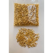 Hayalperest Boncuk Altın Sarısı Papagan Klips 50 Adet