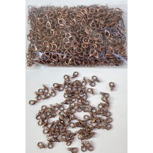 Hayalperest Boncuk Bakır Renk Kolye ve Bileklik Papagan Klipsi 250 Adet