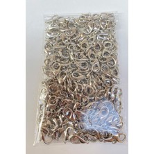 Hayalperest Boncuk Nikel Renk Kolye ve Bileklik Papagan Klipsi 100 Adet