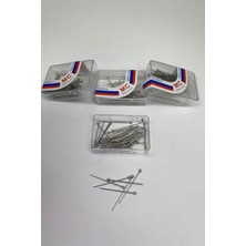 Hayalperest Boncuk Gümüş Başlı Toplu Iğne 50 Li 1 Kutu