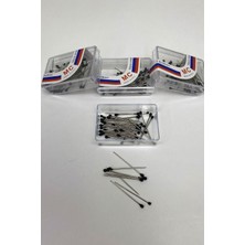 Hayalperest Boncuk Siyah Başlı Toplu Iğne 50 Li 1 Kutu