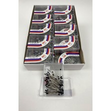 Hayalperest Boncuk Siyah Başlı Toplu Iğne 100 Lü 10 Kutu