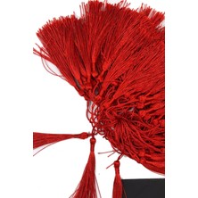 Hayalperest Boncuk Kırmızı Ithal Püskül 6 cm 100 Adet