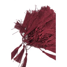 Hayalperest Boncuk Bordo Ithal Püskül 6 cm 100 Adet