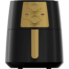 Luxell Fast Fryer Xl Fritöz Black Gold FC5937 Air Fryer Fastcook Colour Series