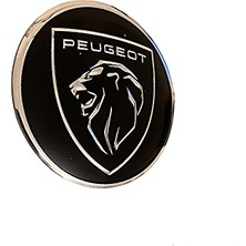 Peugeot Yeni Nesil Logolu Jant Göbek Amblem ( 56 mm )