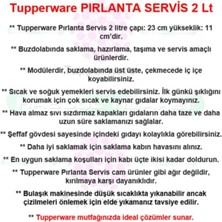 Tupperware Pırlanta Servis 2 Lt Saklama Kabı Hsgl