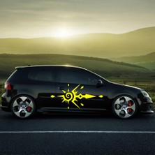 Melek Pazarı Tribal Kaput, Gövde Oto Sticker, Araba STICKERI-S1784
