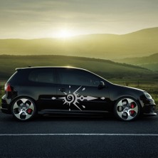 Melek Pazarı Tribal Kaput, Gövde Oto Sticker, Araba STICKERI-S1784