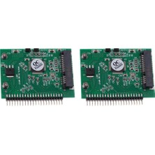 2x Msata SSD Hard 2.5 '' 44 Pimli Ide Erkek Dönüştürücü Adaptör Kartı 5V (Yurt Dışından)