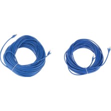 20M+30M Yama Kablosu Kablosu Ethernet Internet Ağı Lan Utp Mavi (Yurt Dışından)