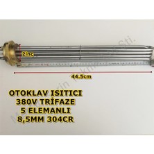 Sern Otoklav Isıtıcı Rezistans 10KW 2" Trifaze 44,5cm