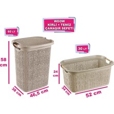 Tuffex Woow Kirli Sepeti ve Çamaşır Sepeti - Plastik Sepet