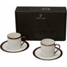 Porland Copper Line Kahve Takımı 4 Parça