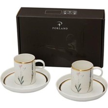 Porland Botanical Kahve Takımı 4 Parça