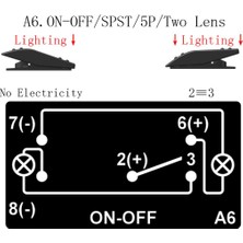 Enjoybuy Su Geçirmez LED Geçiş Anahtarı Kamyon Rocker Tekne Anahtarı Için 5pin 12V 24V Anahtar LED Arka Işık (Yurt Dışından)