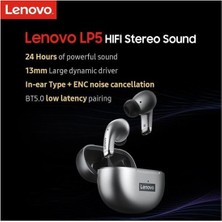 Lenovo Lp5 Bluetooth 5.0 Kablosuz Kulaklık (Yurt Dışından)