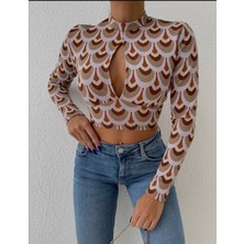 Rose Kadın Crop Bluz