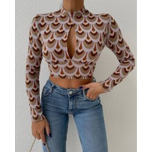 Rose Kadın Crop Bluz