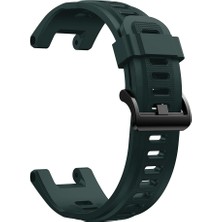 Microsonic Amazfit T-Rex Pro Kordon Silicone Sport Band Koyu Yeşil