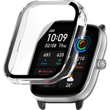 Microsonic Amazfit Gts 4 Mini Kılıf Clear Premium Slim Watchband Şeffaf