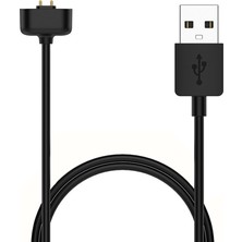 Microsonic Amazfit Band 7 Manyetik USB Şarj Kablosu Siyah