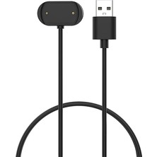 Microsonic Amazfit Gtr 2e 47MM Manyetik USB Şarj Kablosu Siyah