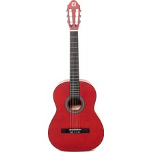 Strauss ST-101RD 4/4 Klasik Gitar - Kırmızı