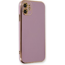 Newface Iphone 11 Kılıf Volet Silikon - Mor 300099