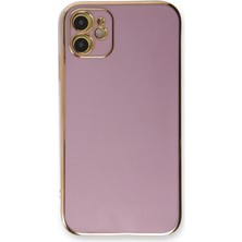 Newface Iphone 11 Kılıf Volet Silikon - Mor 300099