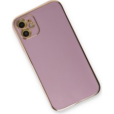 Newface Iphone 11 Kılıf Volet Silikon - Mor 300099