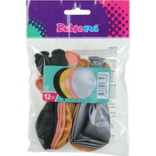 Balonevi TMT8563 Metalik Balon 12 Inç 12LI Yetişkin -Balonevi