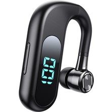 Bluetooth 5.2 Kulaklık Kulaklık Ayarlanabilir Tek Taraflı Çok Noktalı Bağlantılar Siyah (Yurt Dışından)