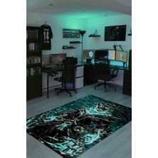 Homshtag Thresh Dokuma Tabanlı Yıkanabilir Gamer Halısı