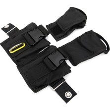 Lovoski 8lbs Scuba Backplate Ağırlık Çanta Dolgu Çantası Cepleri Dişli Bcd Tutucu Siyah (Yurt Dışından)