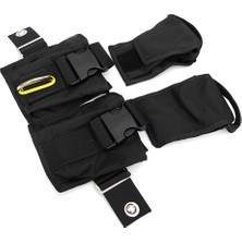 Lovoski 8lbs Scuba Backplate Ağırlık Çanta Dolgu Çantası Cepleri Dişli Bcd Tutucu Siyah (Yurt Dışından)