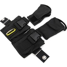 Lovoski 8lbs Scuba Backplate Ağırlık Çanta Dolgu Çantası Cepleri Dişli Bcd Tutucu Siyah (Yurt Dışından)