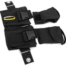 Lovoski 8lbs Scuba Backplate Ağırlık Çanta Dolgu Çantası Cepleri Dişli Bcd Tutucu Siyah (Yurt Dışından)